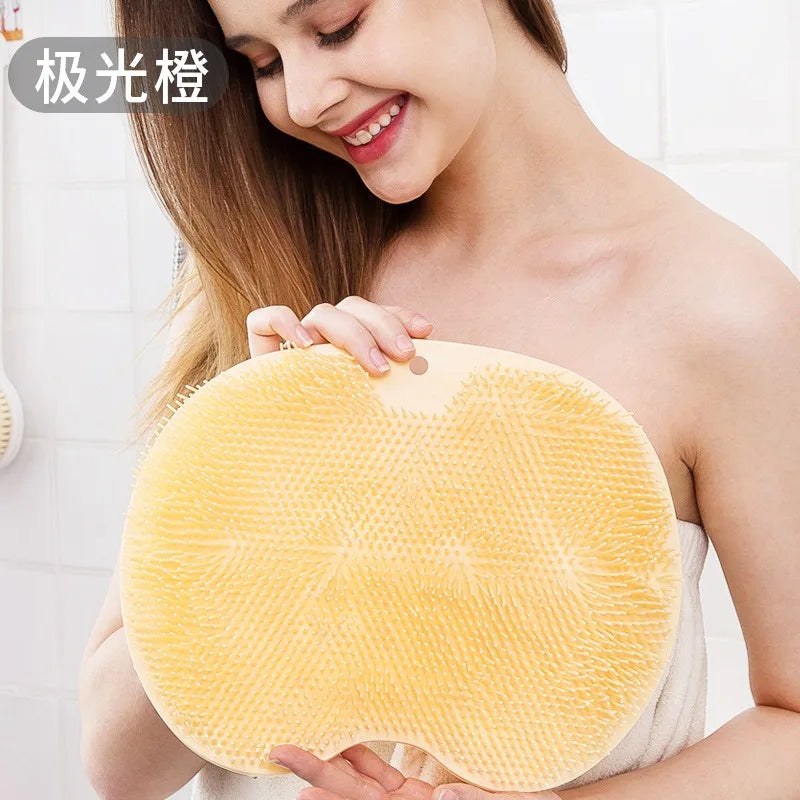 Non-Slip Silicone Shower Foot & Back Scrub Mat