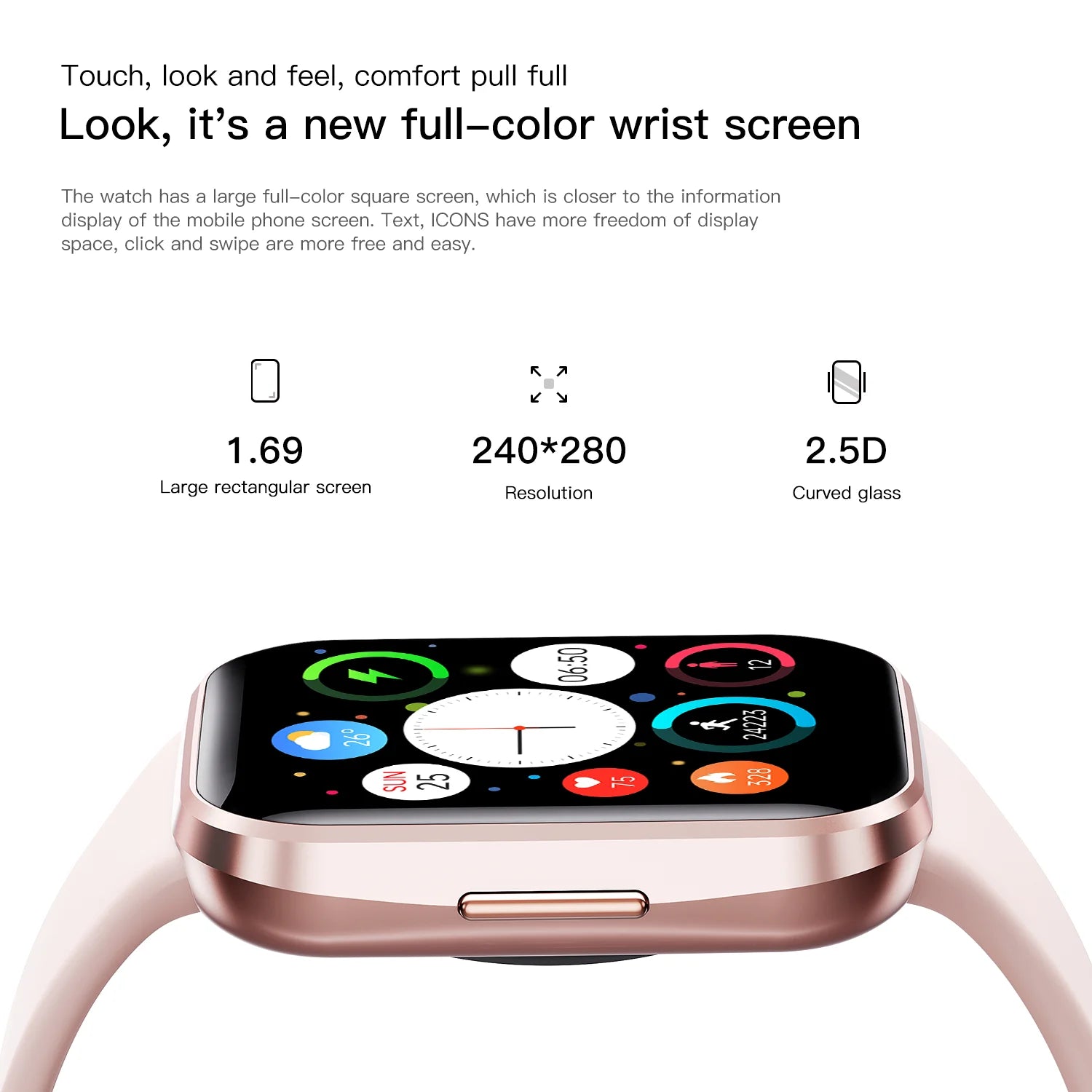 2025 Luxury Smartwatch – Waterproof Fitness Tracker for Men & Women