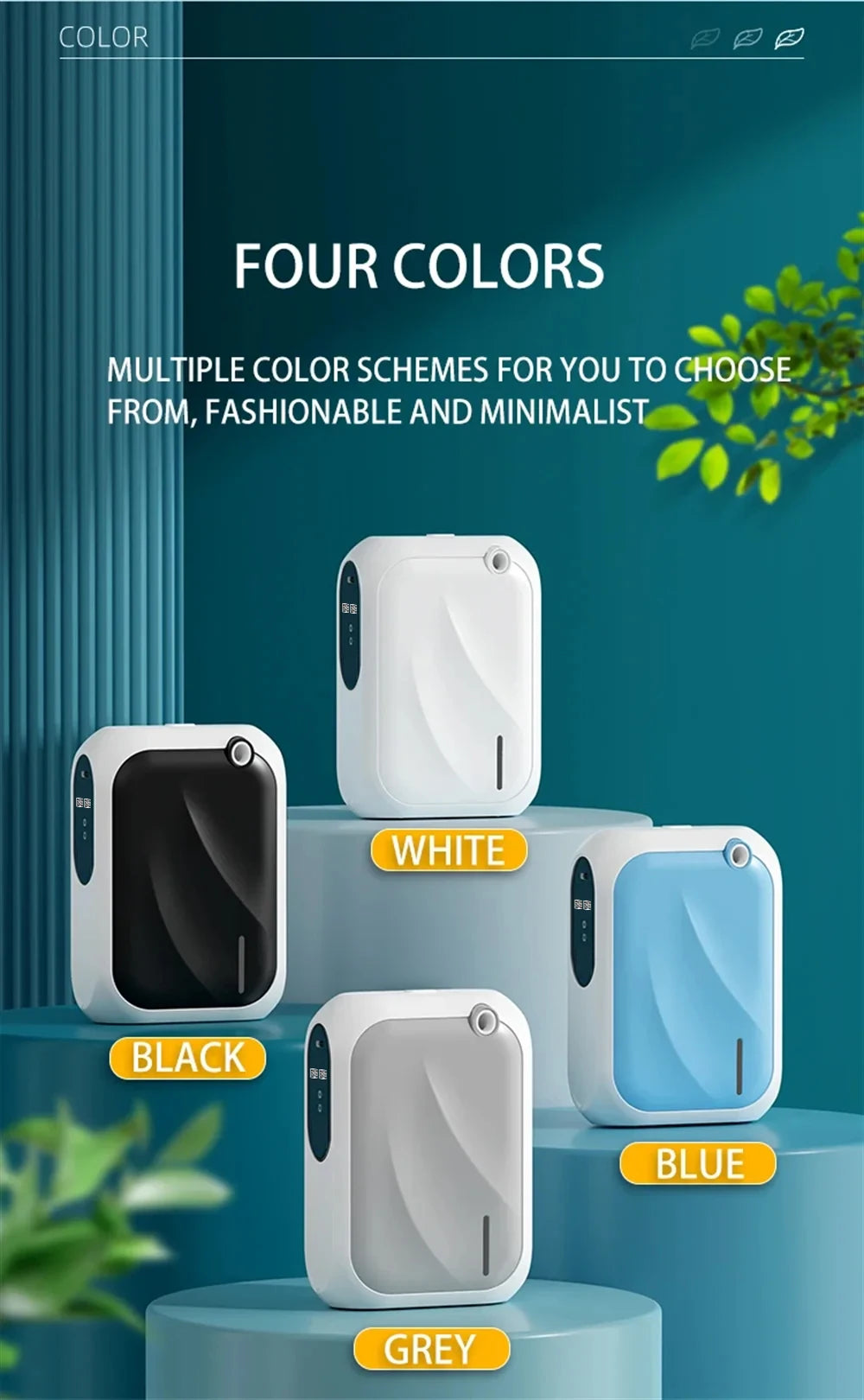 Bluetooth Aroma Diffuser – Wall-Mounted Essential Oil Scent Machine