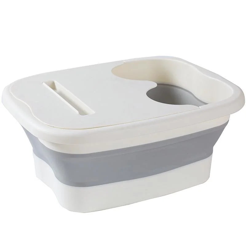 Foldable Foot Spa Bucket – Soaking Basin for Home Pedicure & Sauna