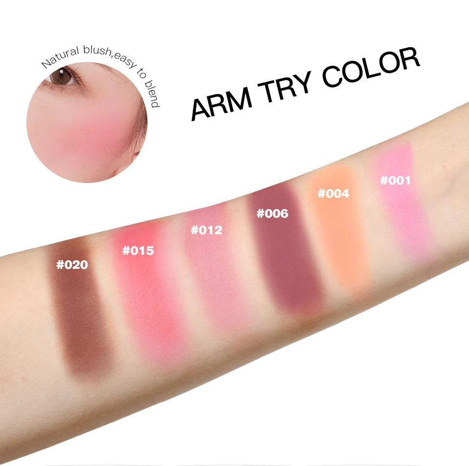 Matte Face Blush Powder – Natural Cheek Tint & Contour