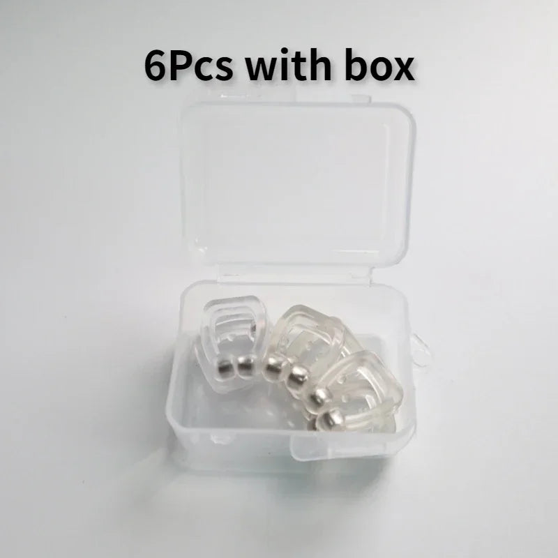 Magnetic Anti-Snoring Nose Clip – Silicone Sleep Aid for Easy Breathing