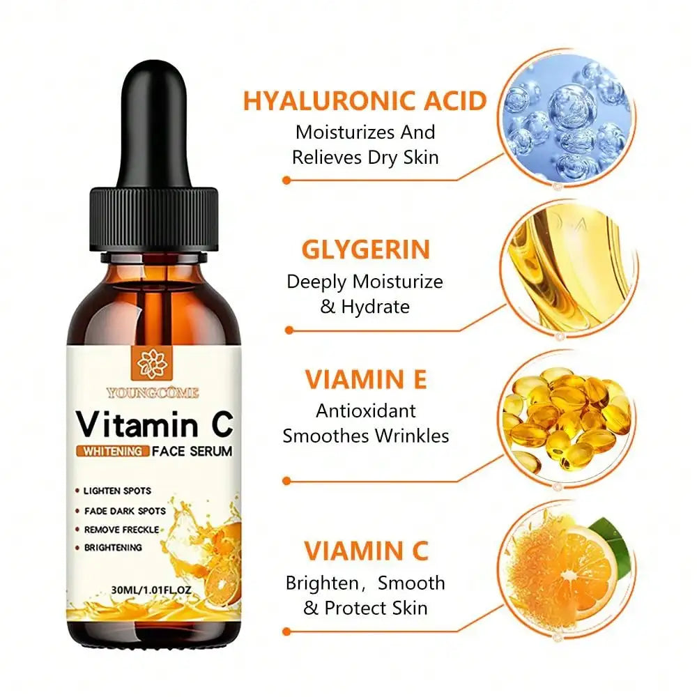 Vitamin C Facial Essence – 30ml Dark Spot Remover & Anti-Aging Serum