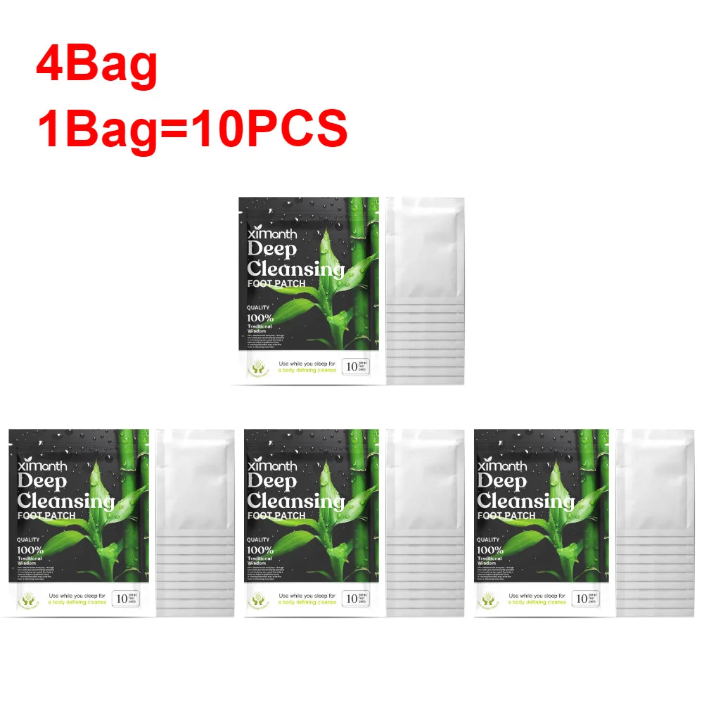 Natural Detox Foot Patches – Herbal Sleep & Stress Relief (10–50pcs)