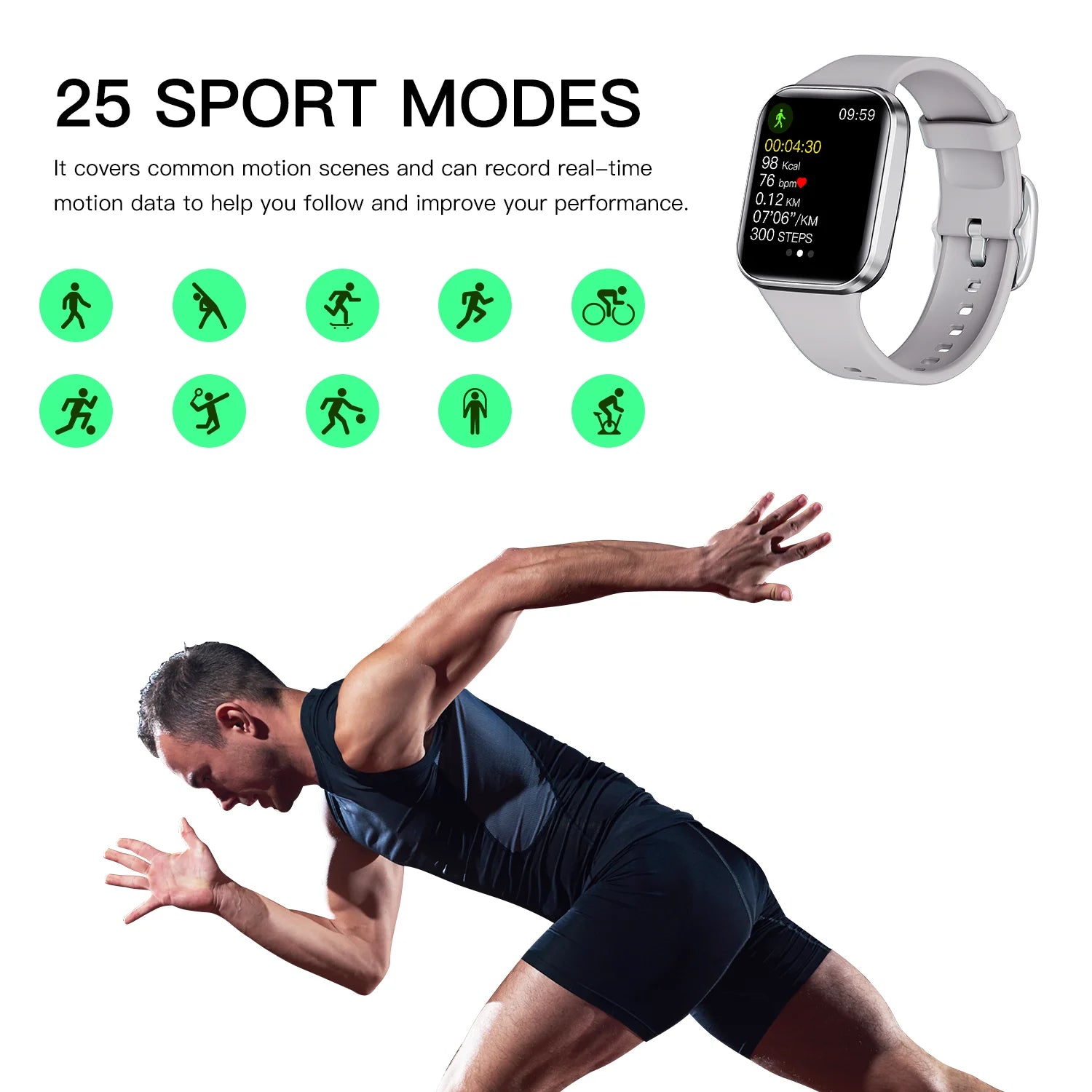 2025 Luxury Smartwatch – Waterproof Fitness Tracker for Men & Women