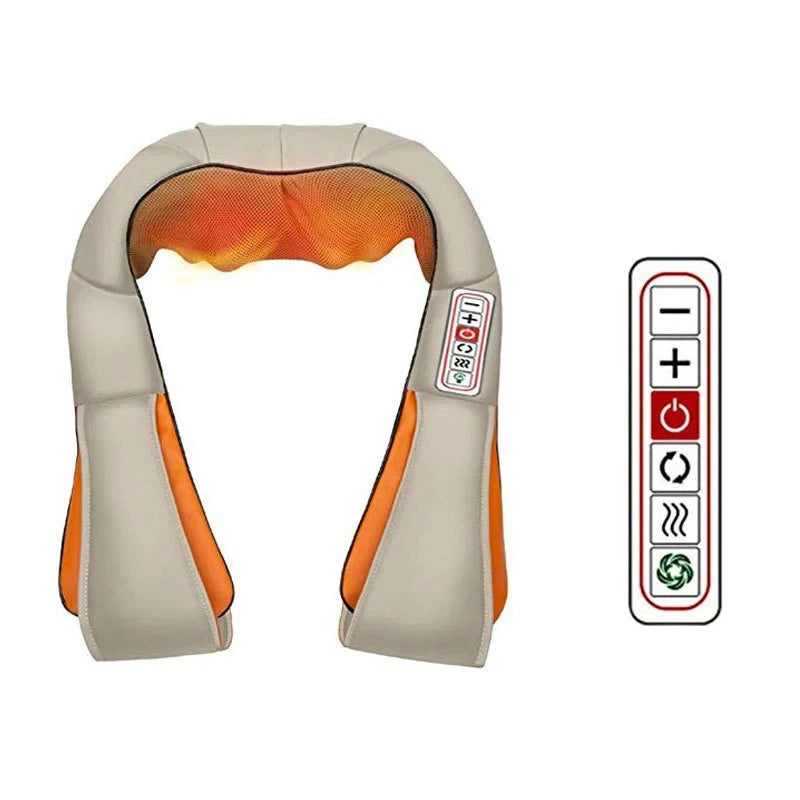 Neck & Body Massager – Car and Home Massage Chair for Full-Body Relief