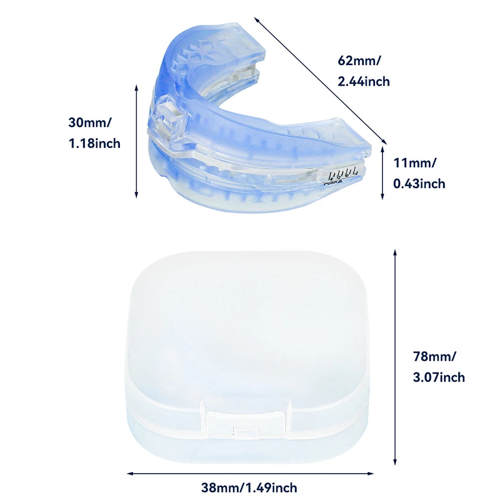 Adjustable Anti Snoring Mouth Guard Braces Sleeping Anti-Snoring Devices Bruxism Improve Sleep Snore Mouthpiece