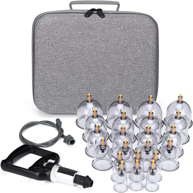 Cupping Therapy Set – Vacuum Suction Cups for Body Massage & Cellulite Relief