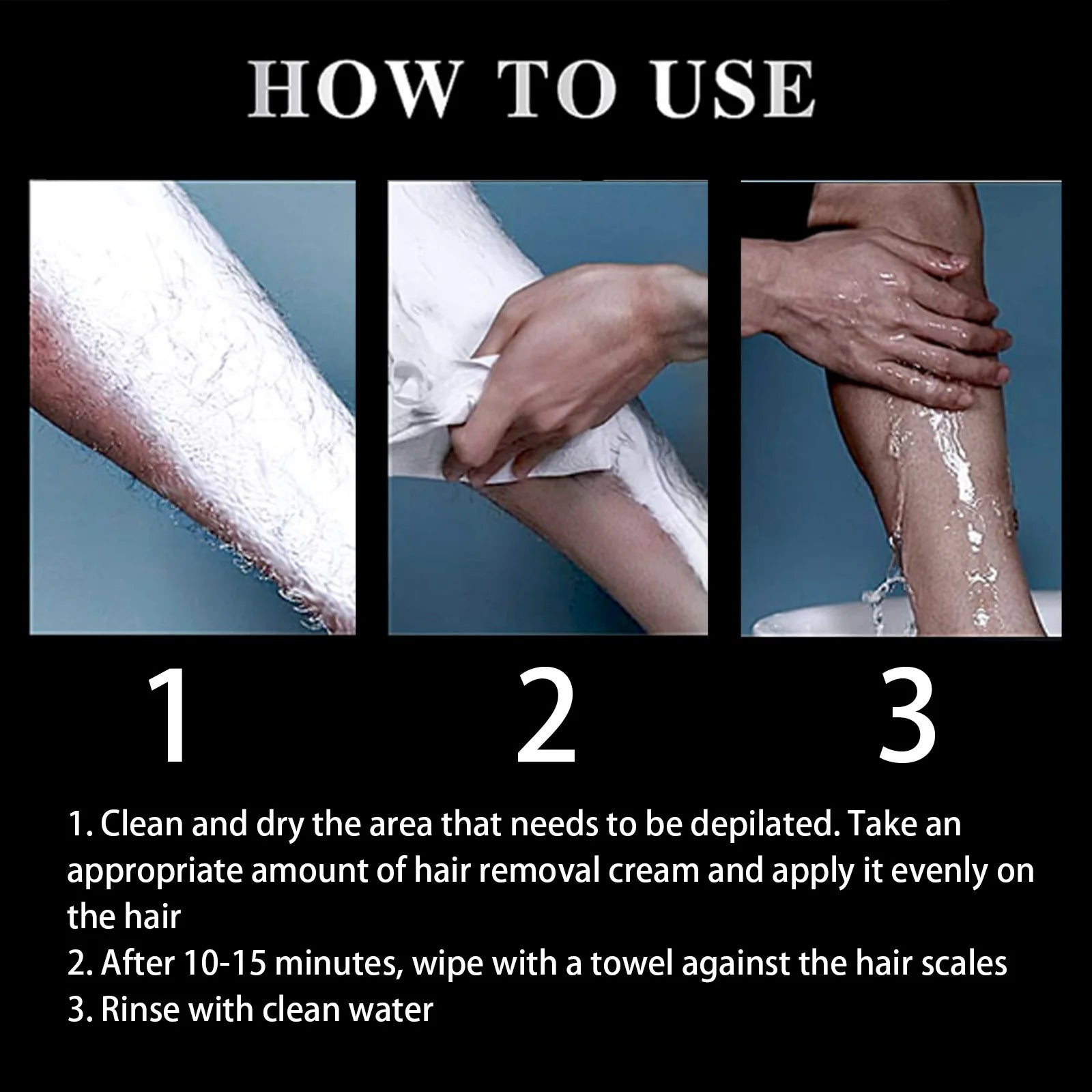 Men’s Aloe Hair Removal Cream – Painless & Nourishing