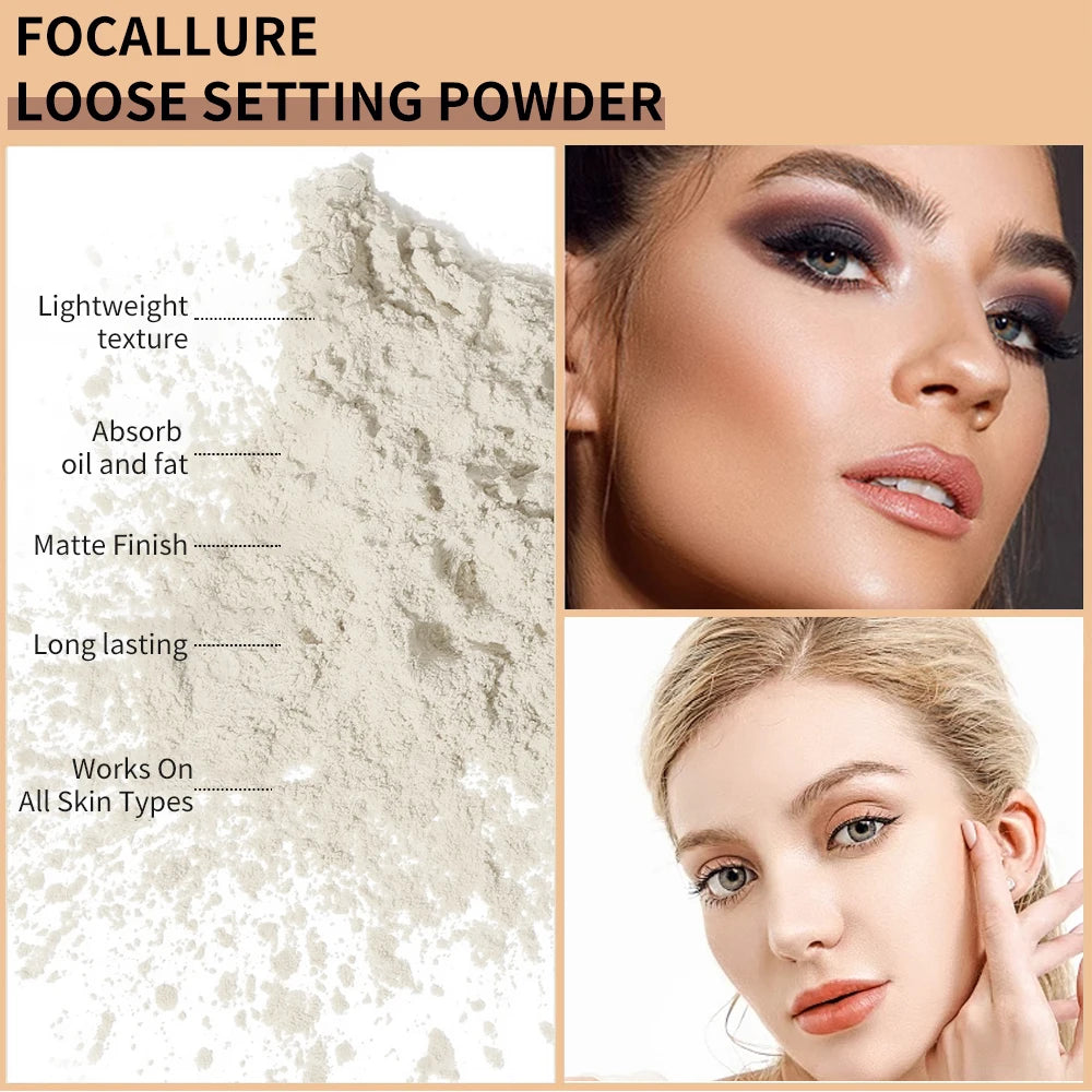 Banana Loose Setting Powder – Matte Finish, Pore-Reducing Face Powder