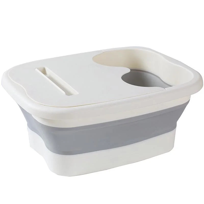 Foldable Foot Spa Bucket – Soaking Basin for Home Pedicure & Sauna
