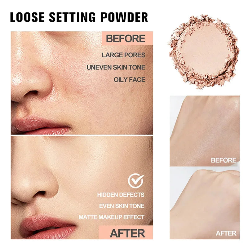 Banana Loose Setting Powder – Matte Finish, Pore-Reducing Face Powder