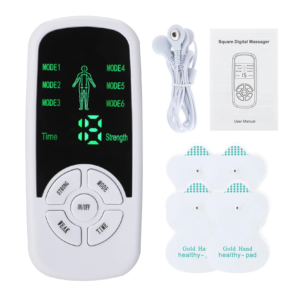 EMS Electric Muscle Stimulator – TENS Massager for Back, Neck & Body