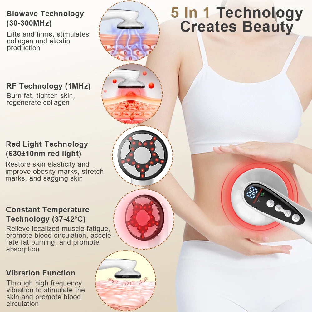 Cordless Electric Fat Remover – Handheld Cellulite & Body Sculpting Massager