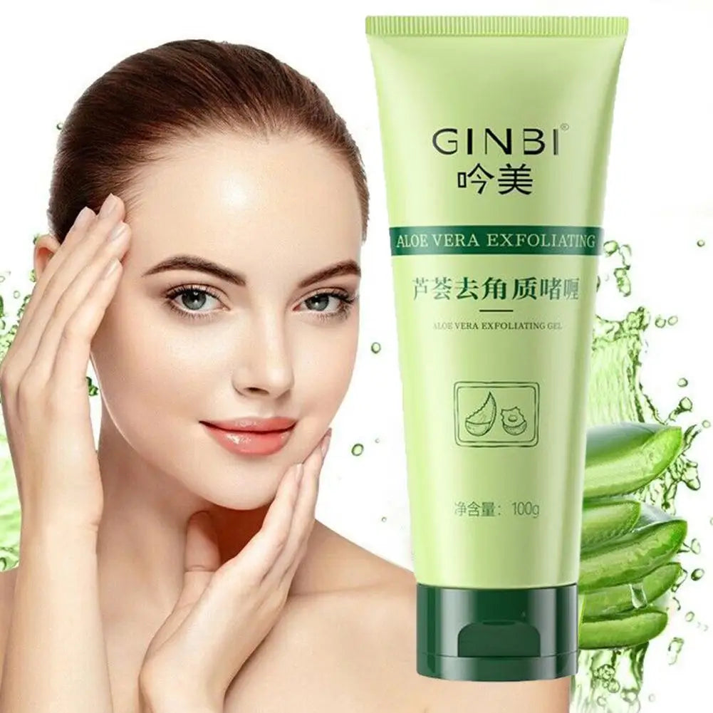Aloe Vera Exfoliating Gel – Blackhead Remover & Pore Minimizer (30g–100g)