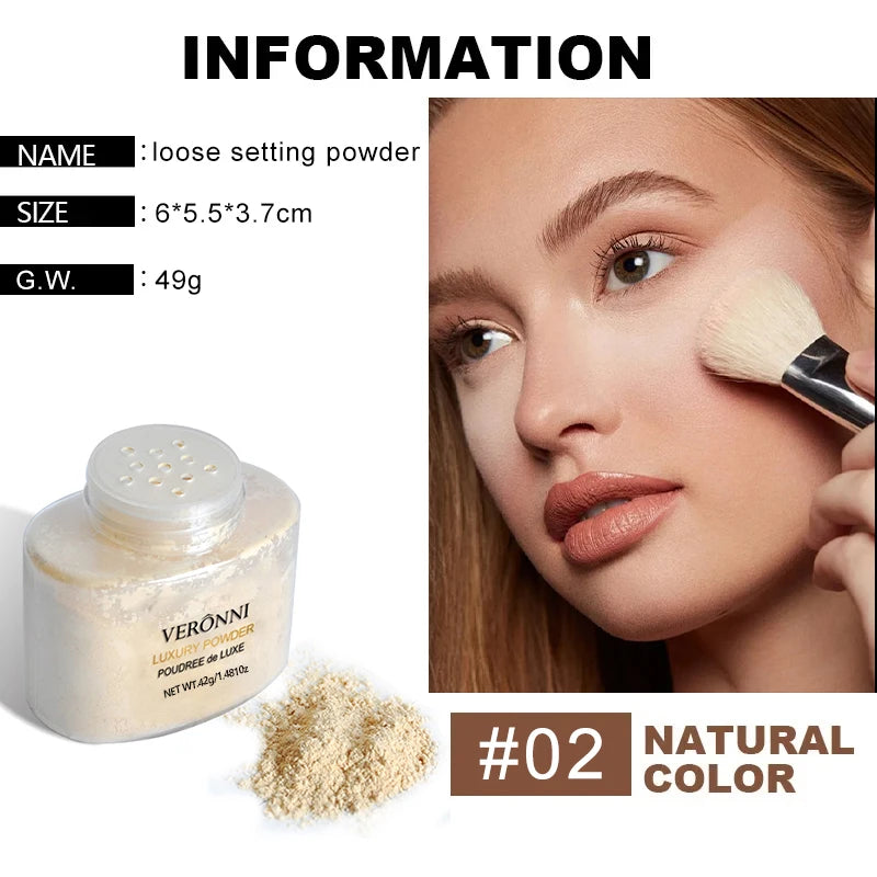 Banana Loose Setting Powder – Matte Finish, Pore-Reducing Face Powder