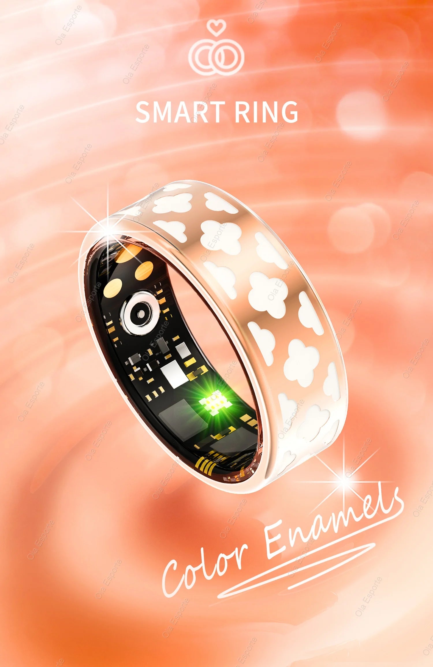 Smart Ring for Xiaomi – Heart Rate, SpO2 & Sleep Monitor Fitness Tracker