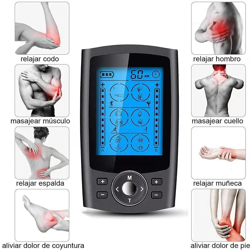 TENS EMS Muscle Stimulator – 36-Mode Digital Therapy & Slimming Device