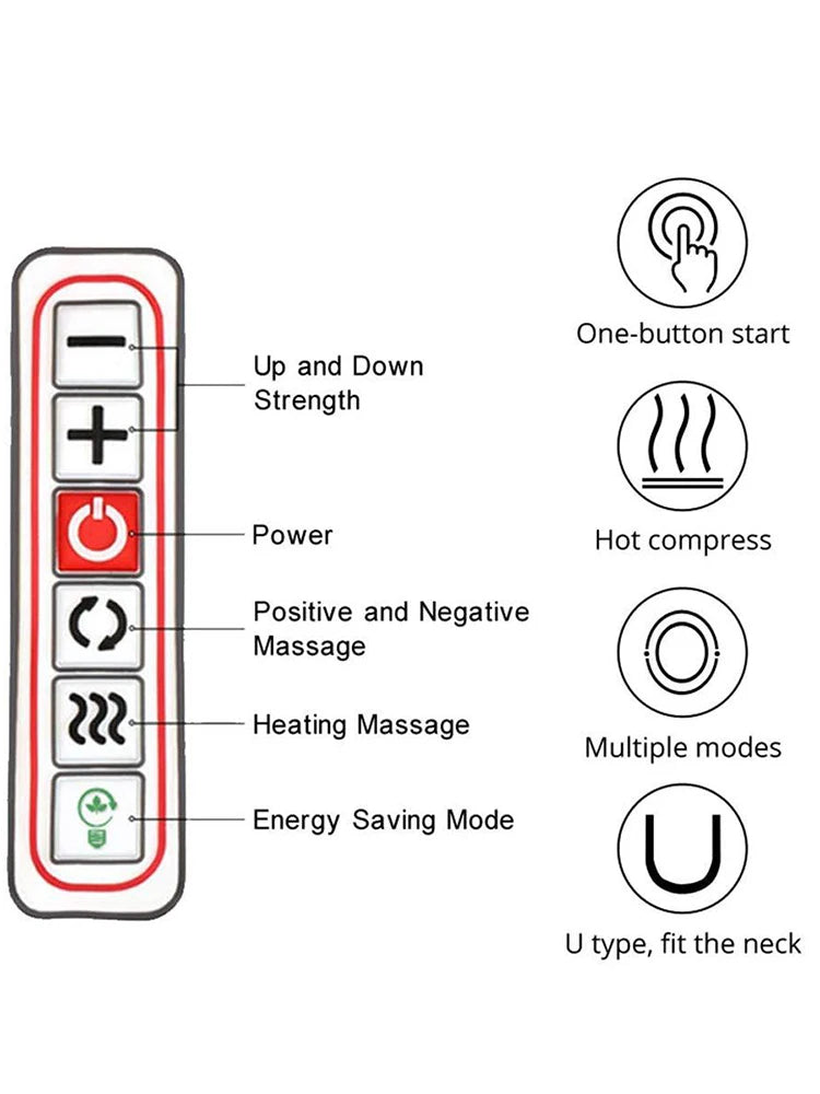 Neck & Body Massager – Car and Home Massage Chair for Full-Body Relief