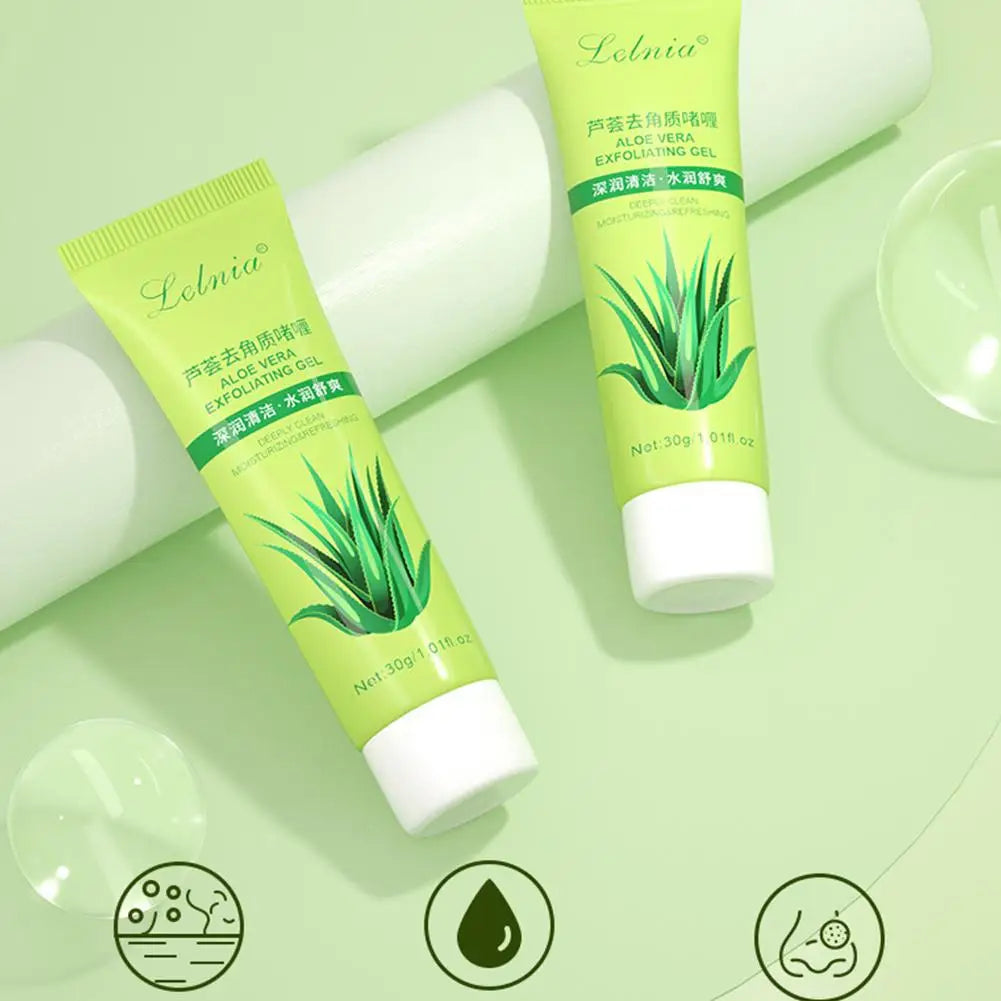 Aloe Vera Exfoliating Gel – Blackhead Remover & Pore Minimizer (30g–100g)