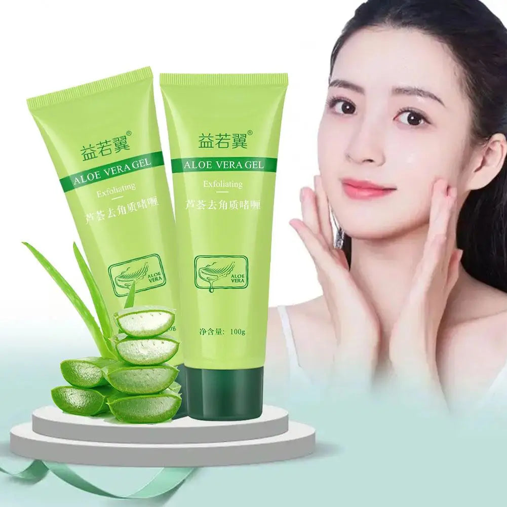 Aloe Vera Exfoliating Gel – Blackhead Remover & Pore Minimizer (30g–100g)